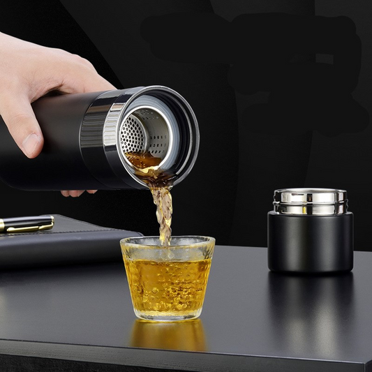 Metal Tea Cup with Straight Design – 420 ml